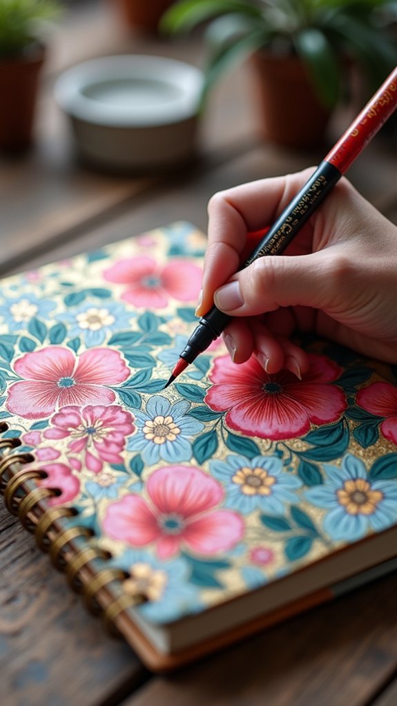 floral cover design transformation