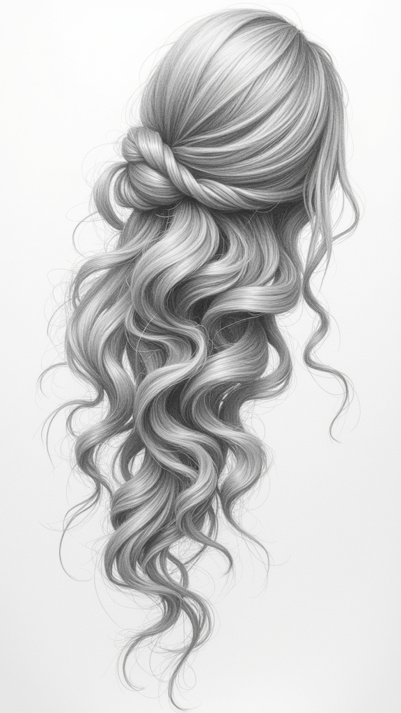 flowing curls and waves