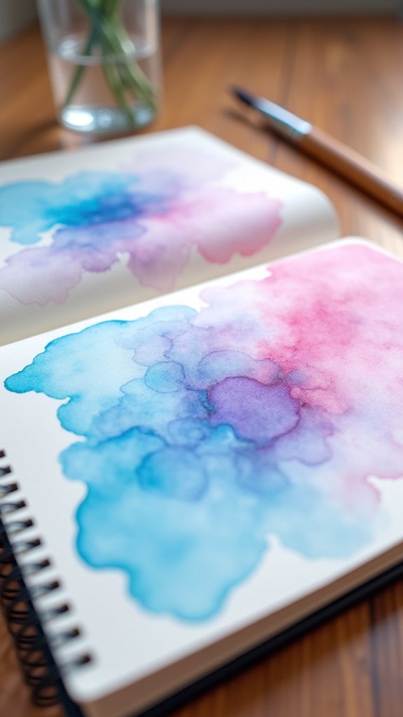 fluid color mixing techniques