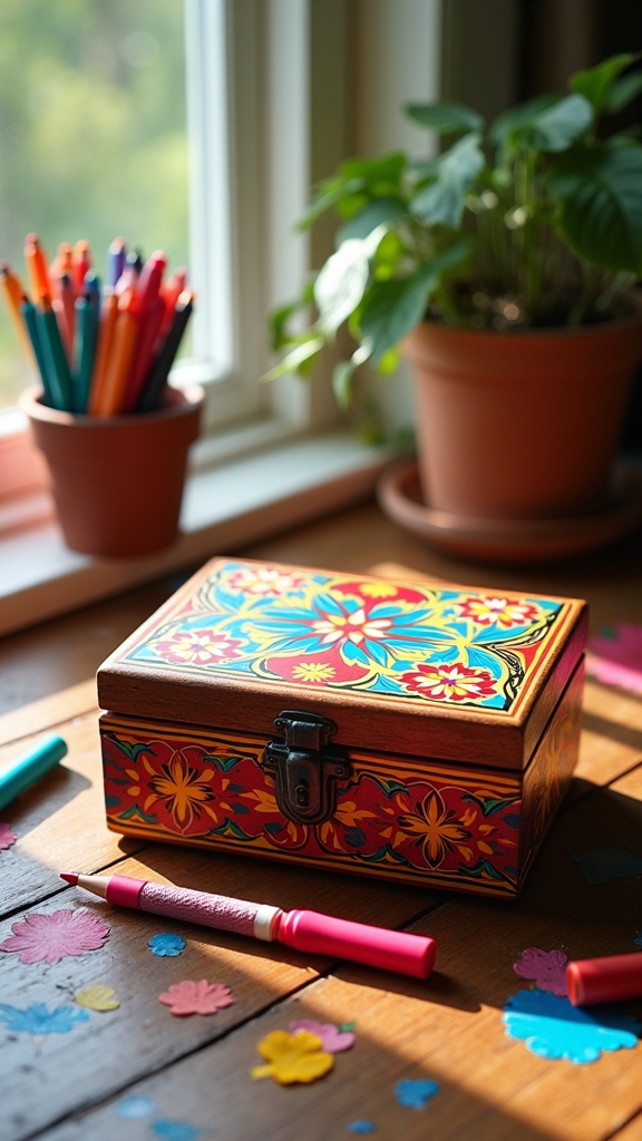 folk art trinket transformation