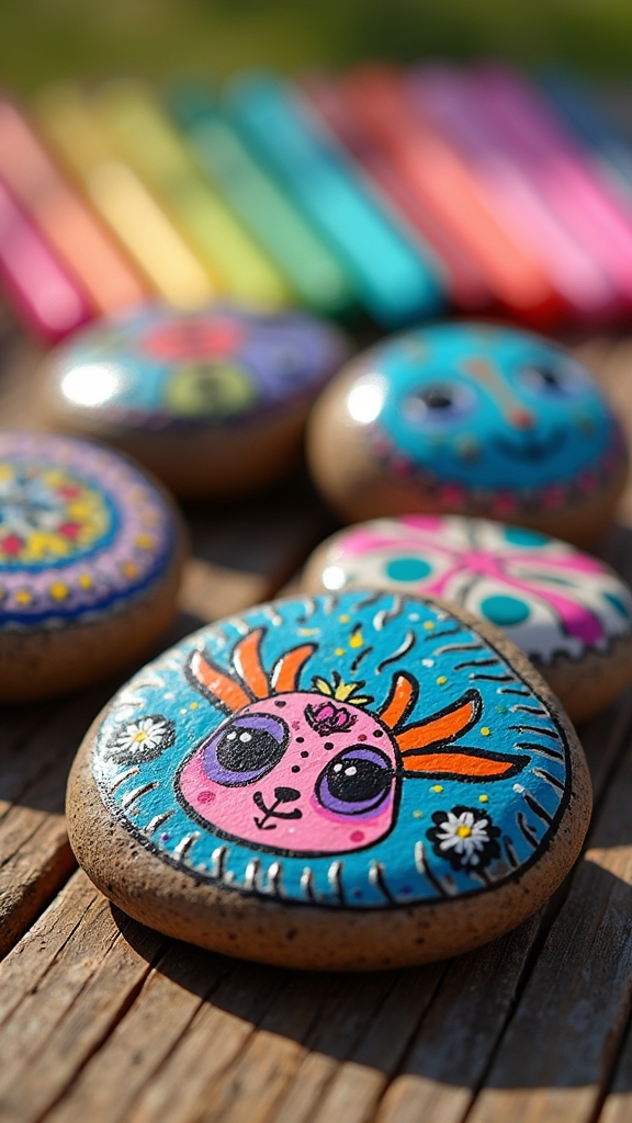 fun pet rock painting