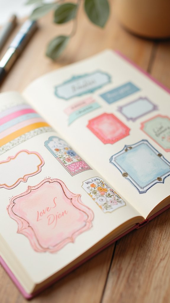 functional organization for sketchbooks