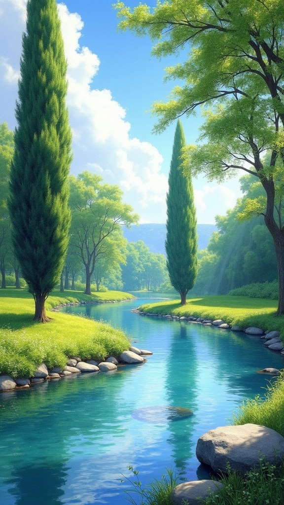 gentle river sketching techniques