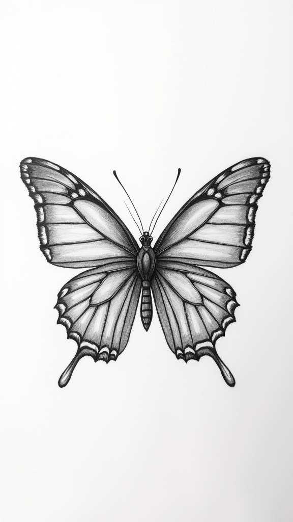 geometric butterfly art designs