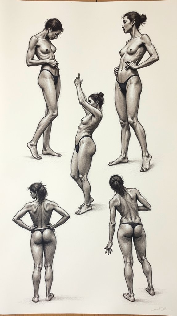 gesture drawing under pressure
