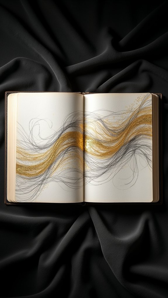 gold leaf texture techniques