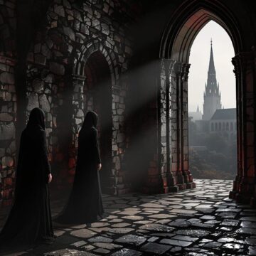 gothic art mystical shadows