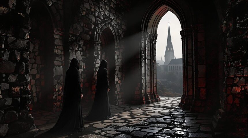 gothic art mystical shadows