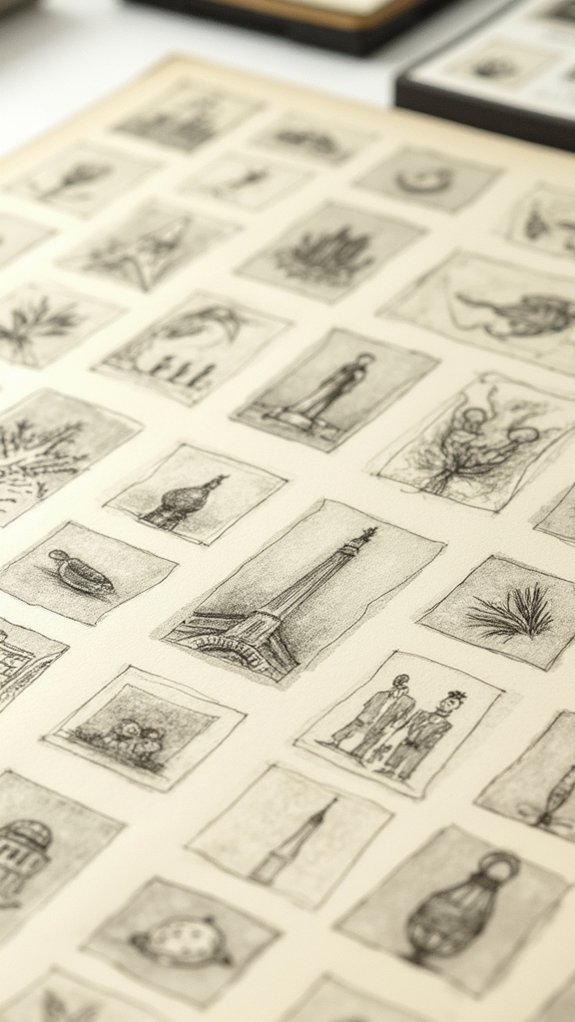 grid organization for sketches