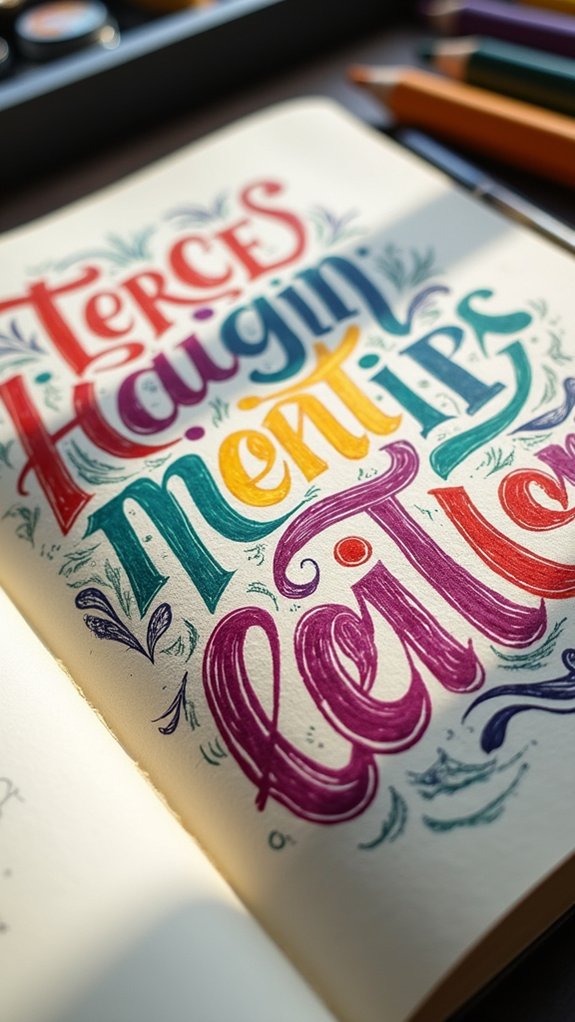 hand lettering creative exploration techniques