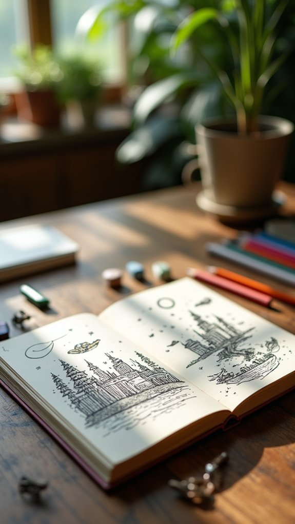 imaginative sketching adventure awaits
