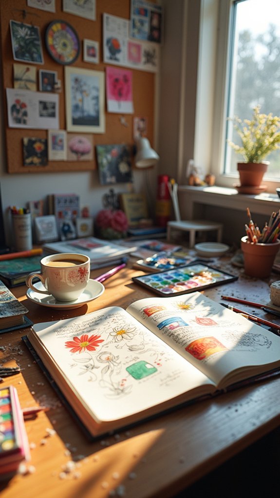 inspiration captured in sketches