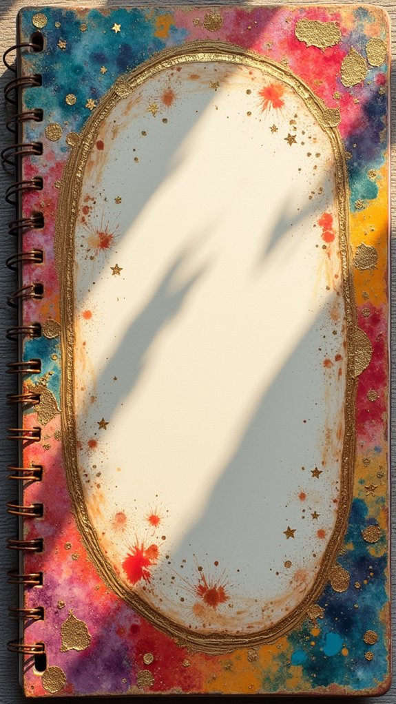 inspirational quote sketchbook cover