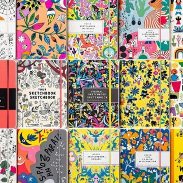 inspiring sketchbook design covers