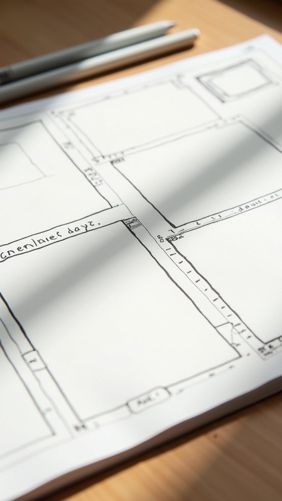 integrated sketches with notes