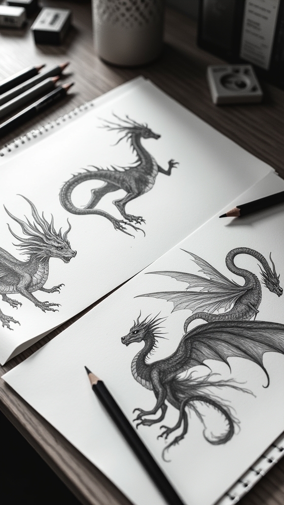 invent unique fantasy creatures