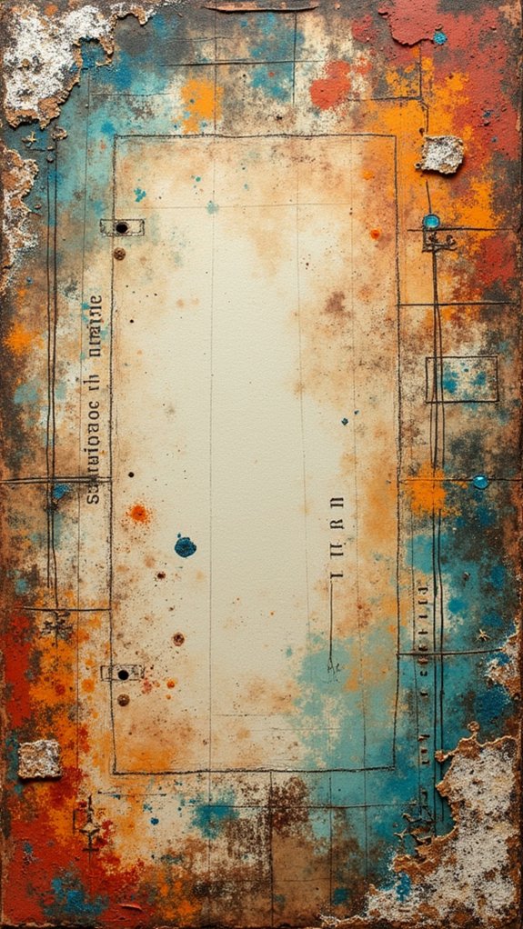 layered mixed media covers