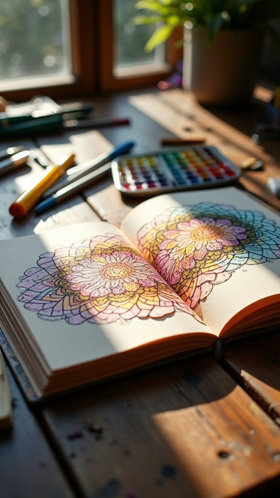 layered translucent page surprises