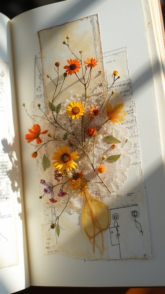 layered transparent art elements
