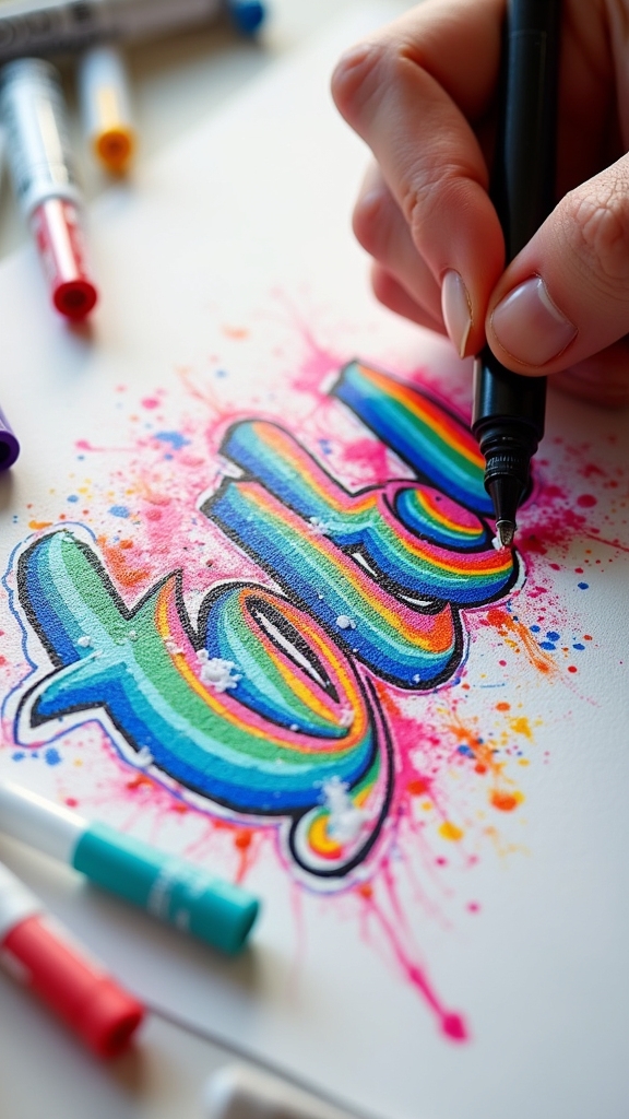 layering colors for vibrancy