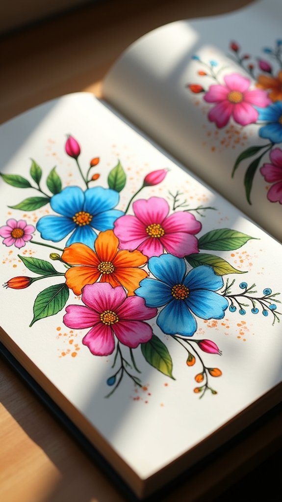 layering markers for flowers