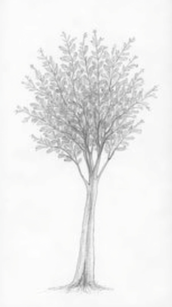 lively tree drawing techniques