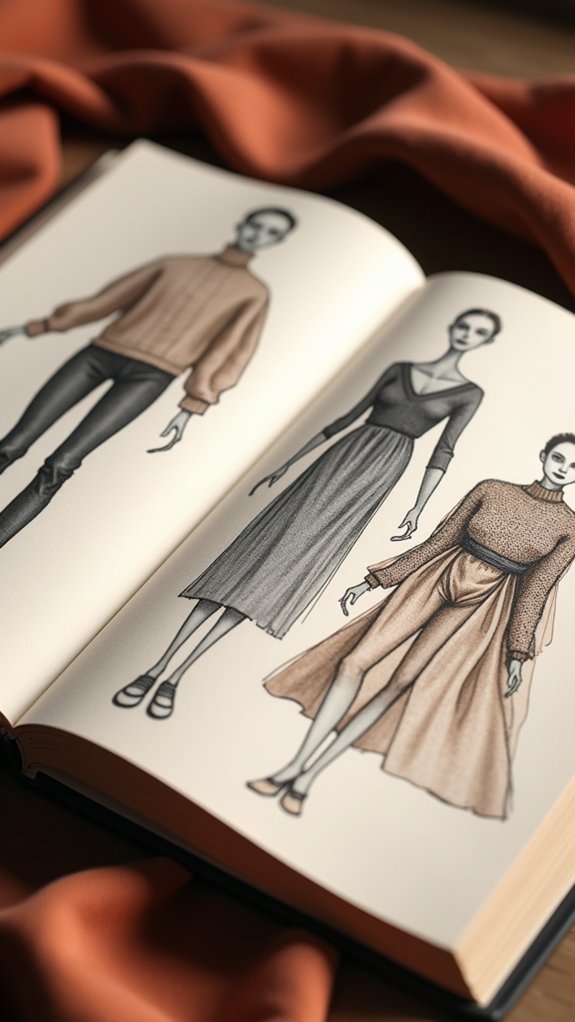 luxe knitwear textures and sustainability