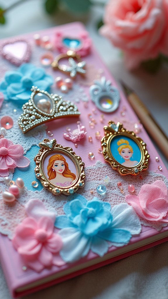 magical princess collage design