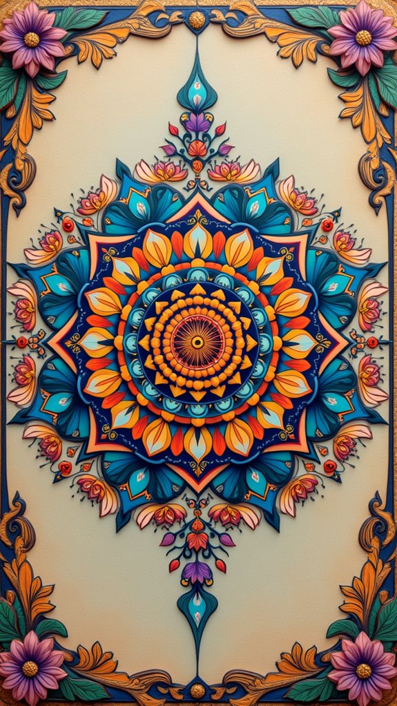 mandala patterns promote tranquility
