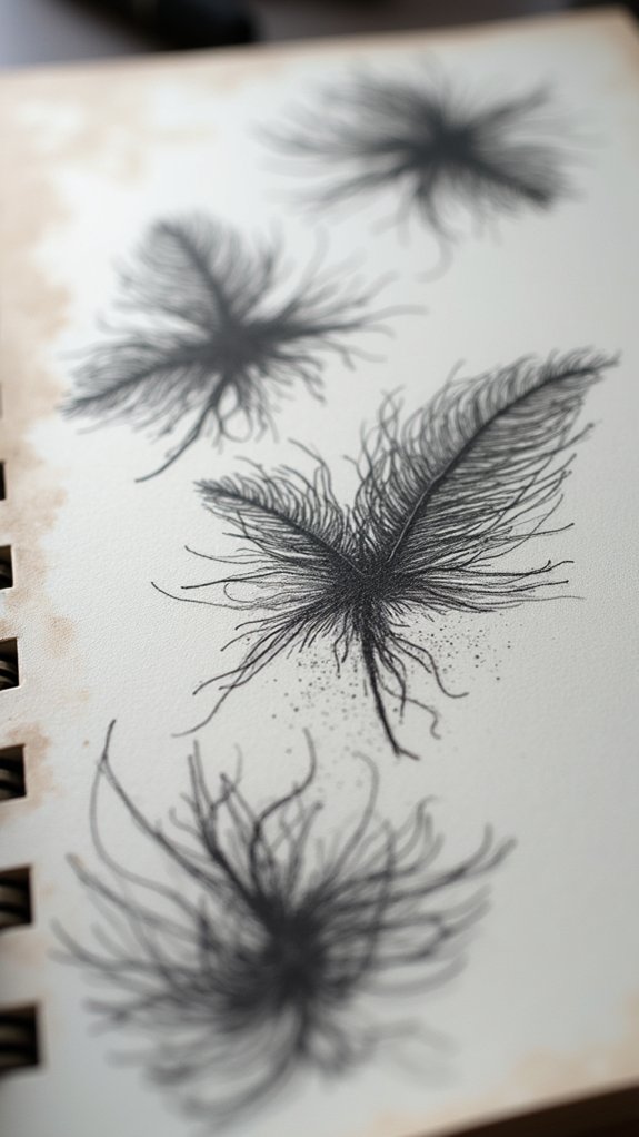 mark making for texture