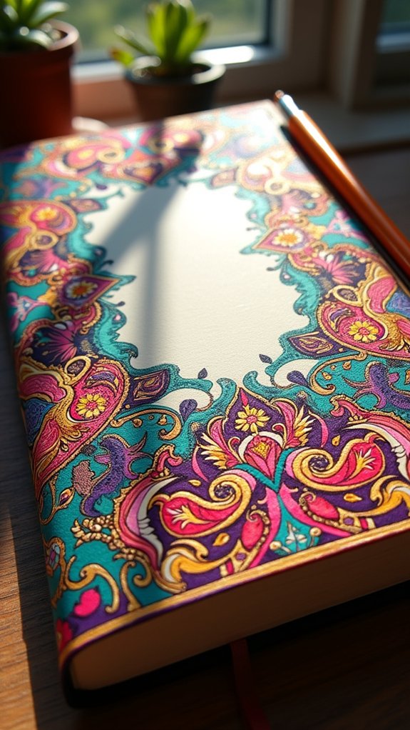 maximalist patterned cover borders