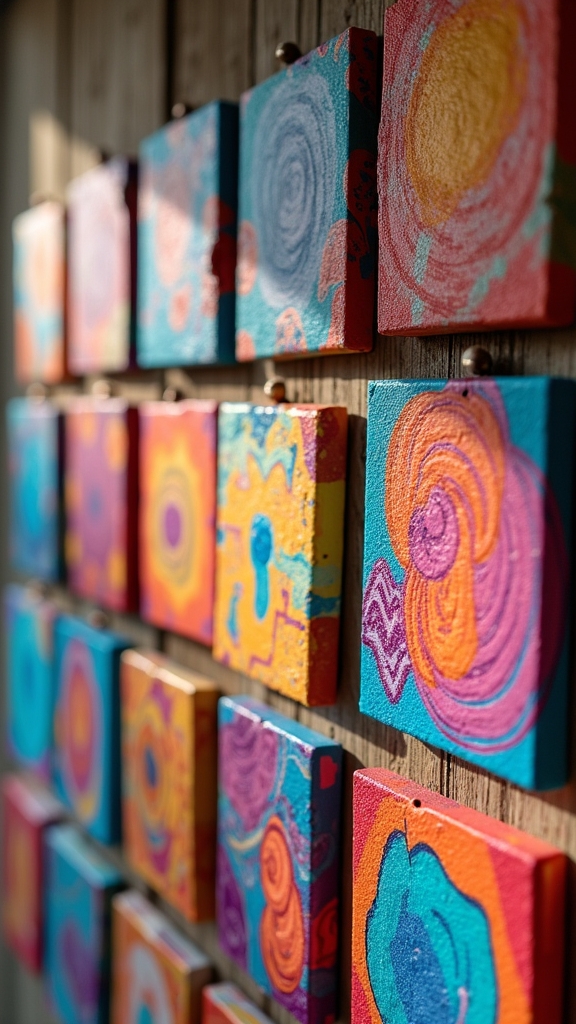 miniature canvases for creativity