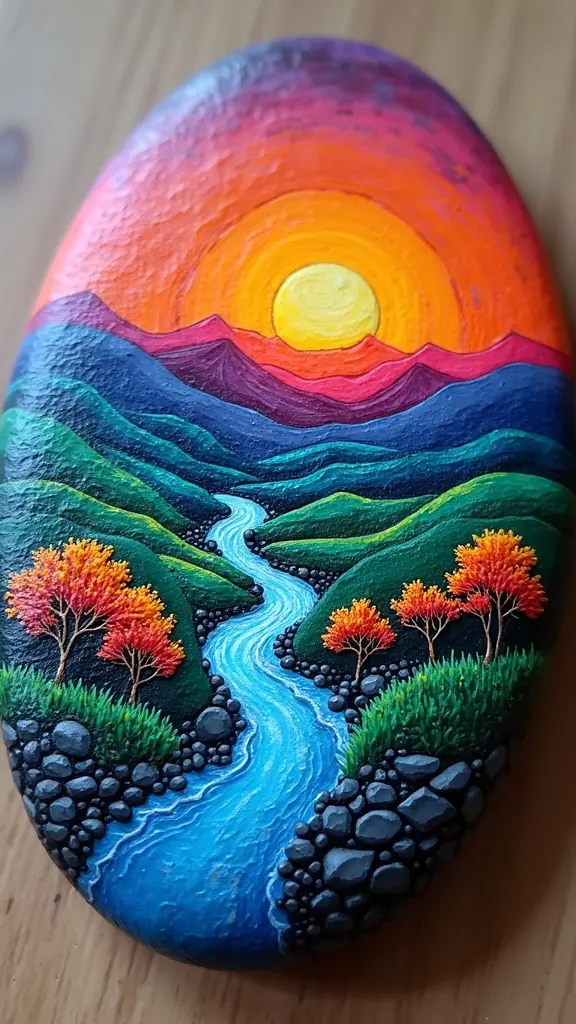 miniature rock landscape art