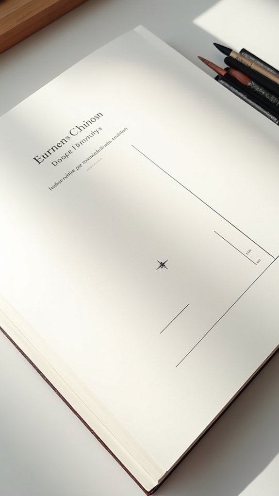 minimalist modern title design