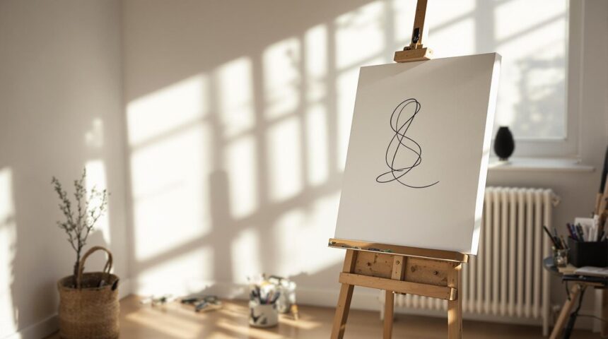 minimalist outline artistry