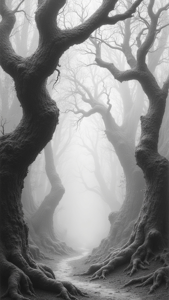 misty forest ghost story