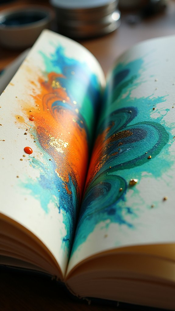 mixed acrylic color techniques