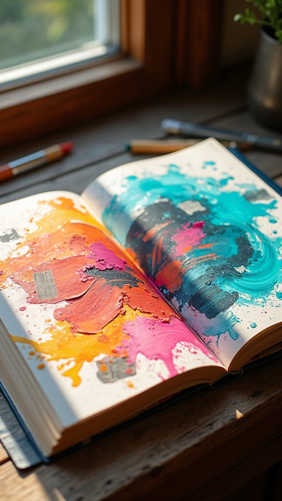 mixed media art exploration