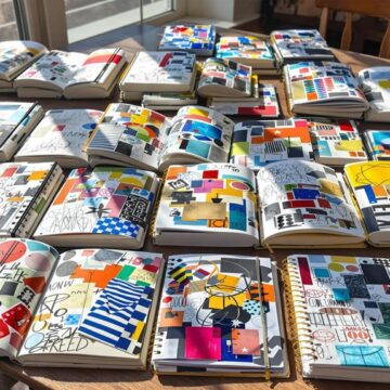 mixed media sketchbook inspiration ideas