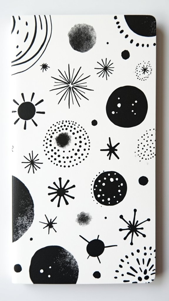 monochrome sticker design tips