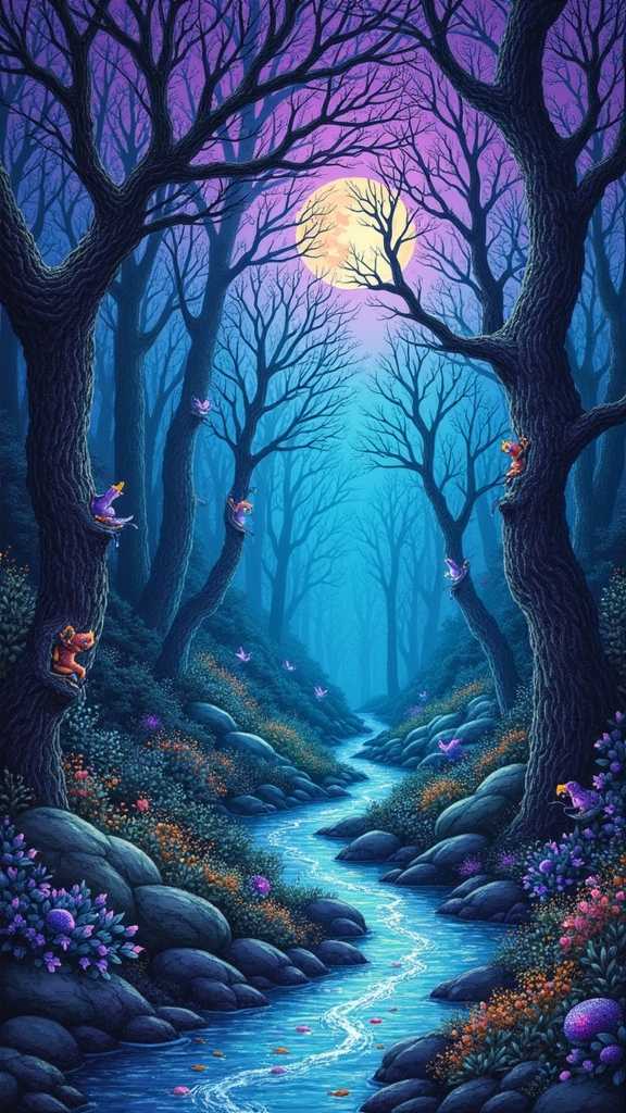 mystical forest imagination unleashed