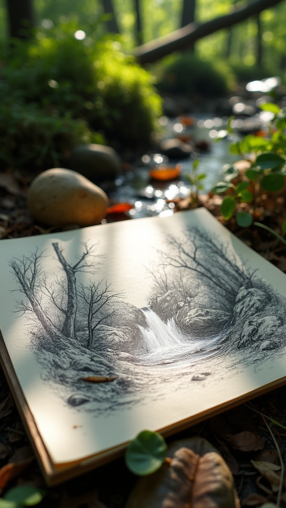 natural scenery sketching tips