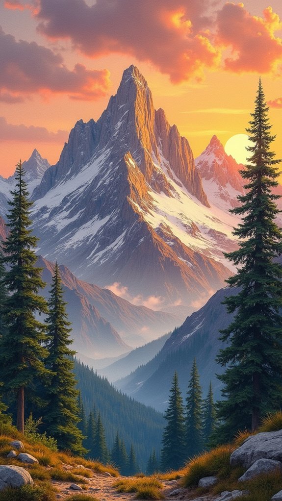 nature inspired mountain scenery