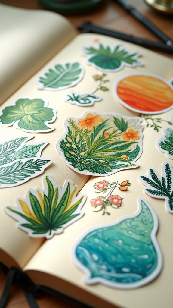 nature inspired sticker design tips