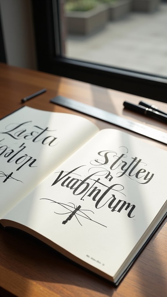 neat balanced clear handwriting