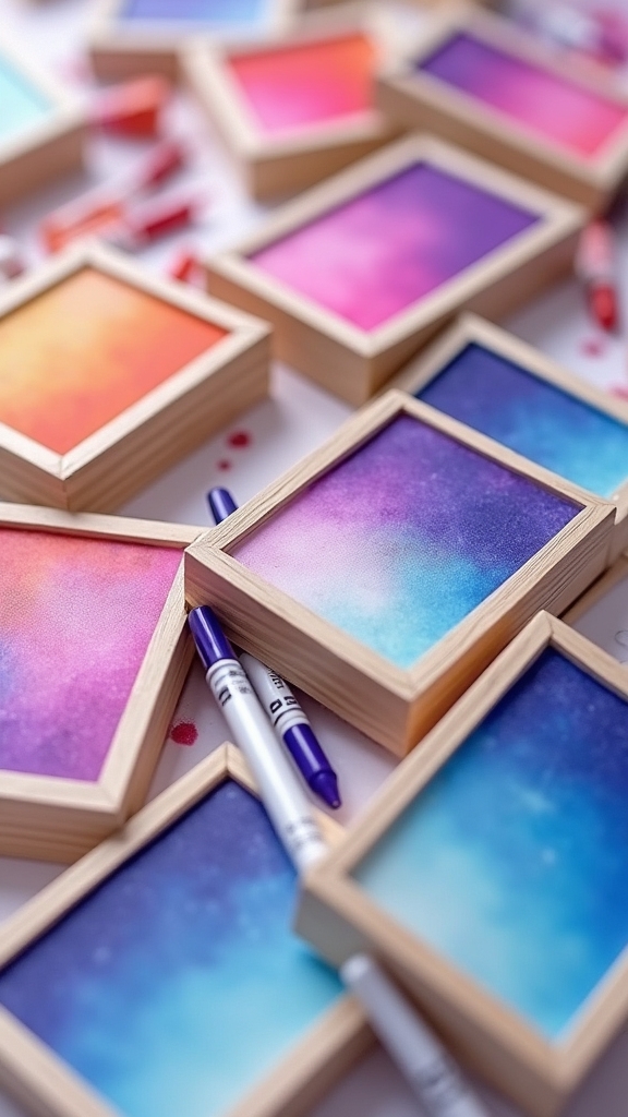 ombre box frame transformation