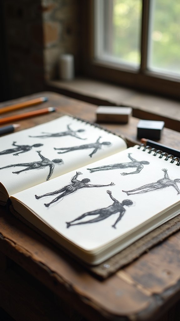 one minute sketching challenge