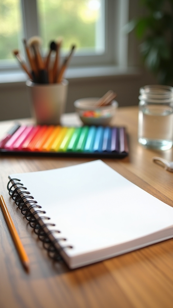 organized workspace for creativity