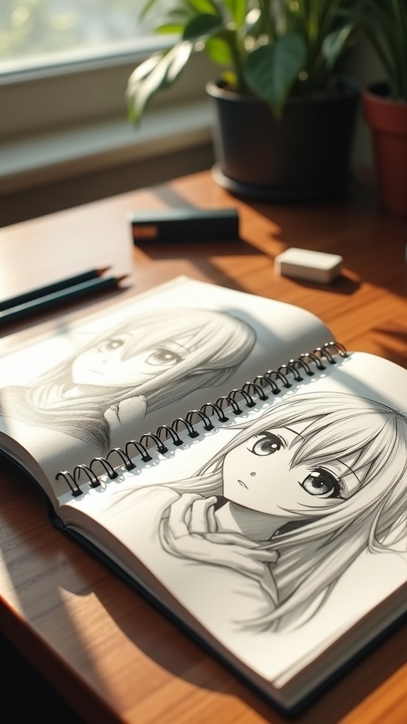 pencil drawing anime techniques