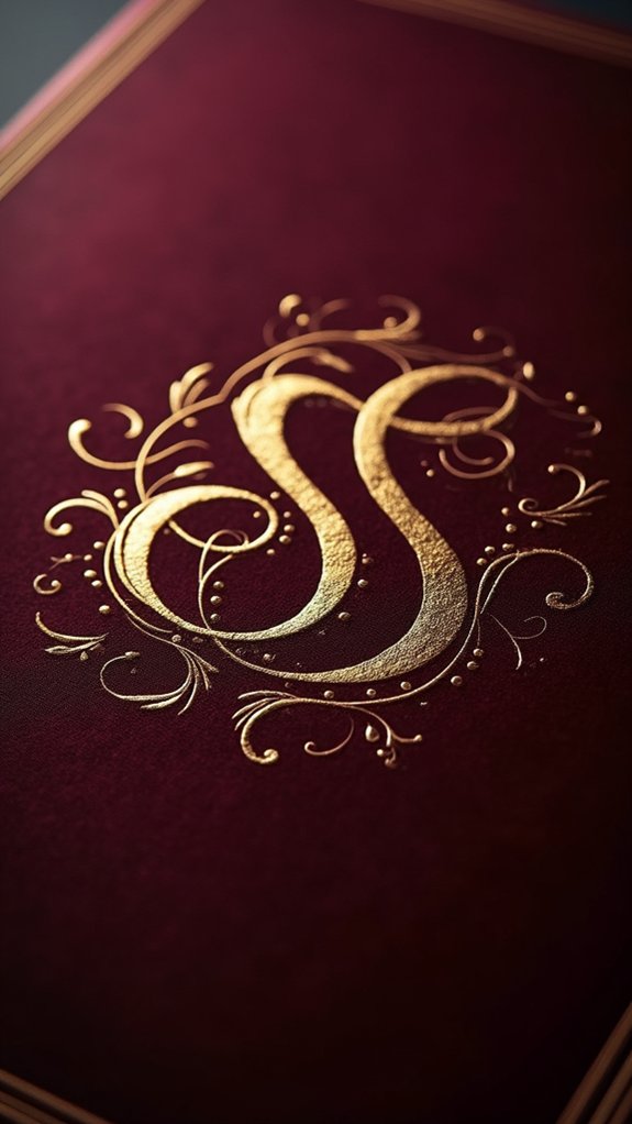 personalized artistic monogram design